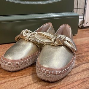 Antonio Melani Metallic Loafers